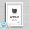 Personalised Father's Day Print - Superdad
