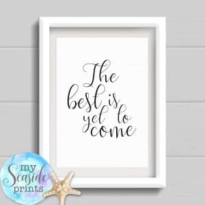 Personalised Graduation Print - The best is yet to come