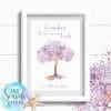 Personalised Memorial Print - Forever in our hearts blossom tree