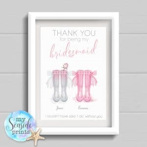 Thank you for being my bridesmaid