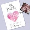 Baby scan personalised print for Daddy from bump