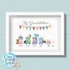 Personalised Grandchildren Welly Boot Print - Gift for Grandparents - Image 12
