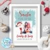 Personalised Santa Please Stop Here Sign with Photograph for boy or girl