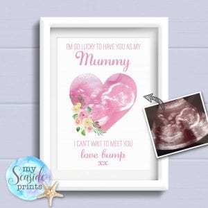 Personalised Baby Shower Gift for Mum to be - I can't wait to meet you