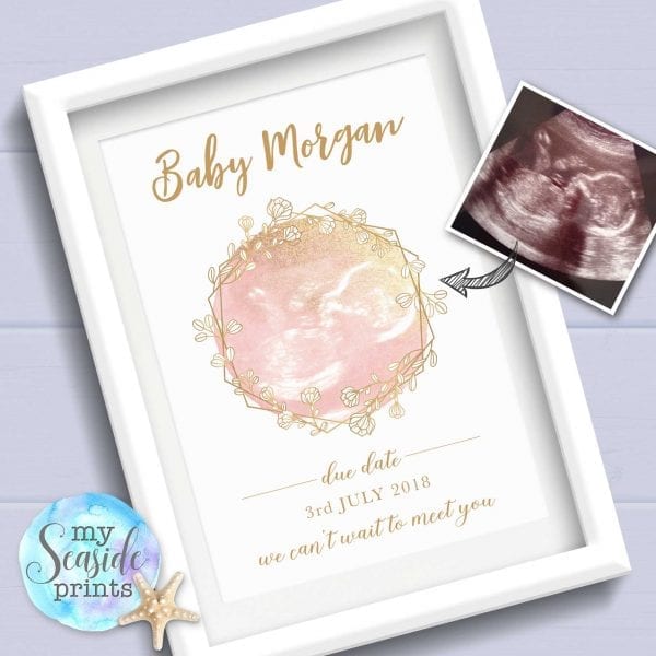 Baby Scan Pregnancy Keepsake. Can't wait to meet you
