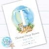 Personalised Newborn Baby Boy Tiger Print