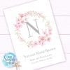 Personalised Cherry Blossom Print for Baby Girl - Image 3
