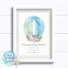 Personalised Newborn Baby Boy Tiger Print