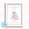 Flamingo First Mother's Day Print for Mummy