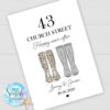 Housewarming Print with wellies - Image 13