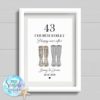 housewarming print with wellies