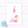 Set of 3 Ballerina prints with name