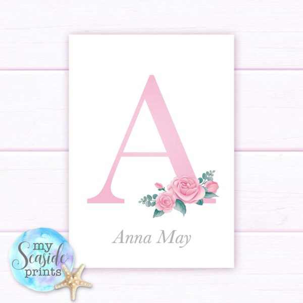Set of 3 Ballerina prints with name